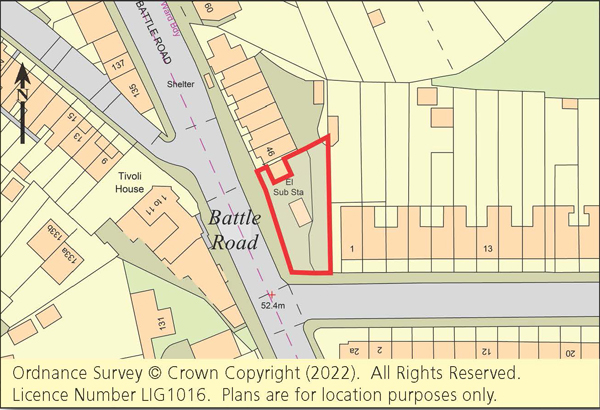 Lot: 120 - LAND WITH PLANNING FOR TWO FLATS AND A MAISONETTE - 